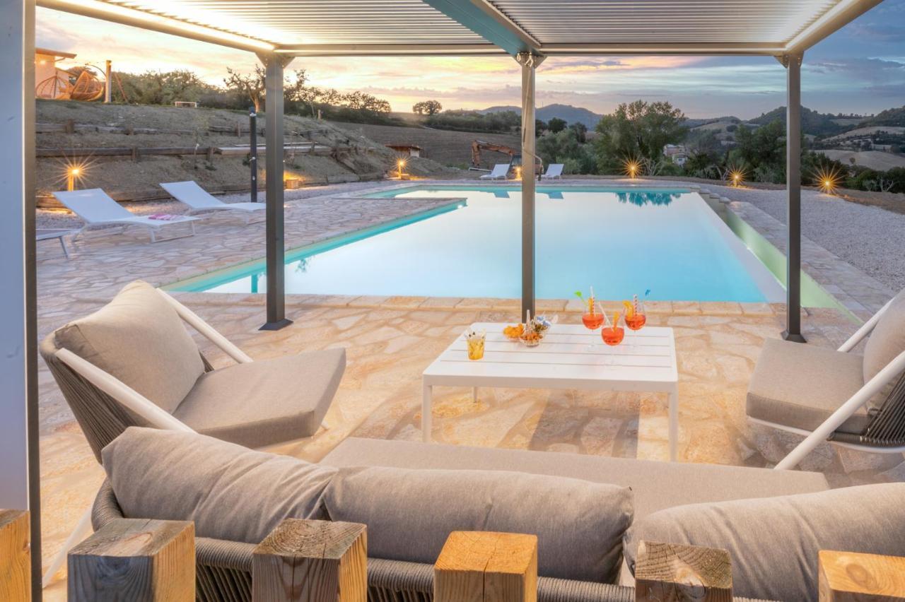 Апартаменты Casal Del Sole - La Ginestra Montefelcino Экстерьер фото