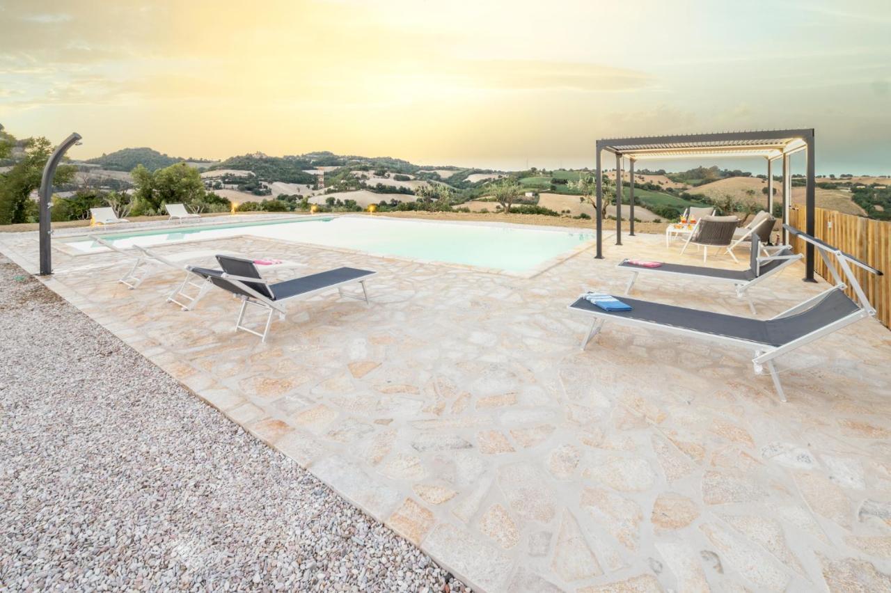 Апартаменты Casal Del Sole - La Ginestra Montefelcino Экстерьер фото